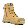 Wheat Nubuck Zip / Lace Up 150Mm Safety Boot