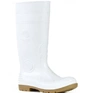 Jobmaster 2 Gumboots - White / Gristle PVC 400mm Safety Gumboot