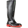 Utility Gumboots - Utility 400 - Black / Red Pvc 400Mm Safety Toe Gumboot