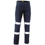 TAPED BIOMOTION STRETCH COTTON DRILL CARGO PANTS