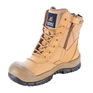 Wheat High Leg ZipSider Boot w/ Scuff Cap