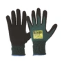 Arax Green Nitrile Sand Dip Palm Gloves
