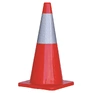 Orange PVC Traffic Cone / Reflective Tape 700mm