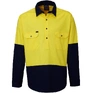 Closed Front 2 Tone L/S Shirt