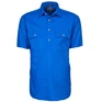 Closed Front Men's Pilbara Shirt - Short Sleeve