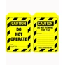 90x140mm - Cardboard Tags - Pkt of 100 - Caution Do Not Operate