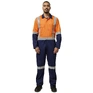 Foundations - Hi-Visibility Two Tone Cotton Drill Coverall with 3M Tape
